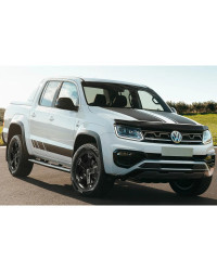 Capó delantero de coche para Volkswagen Amarok, pegatina de decoración de cuerpo, calcomanías de vinilo, rayas de falda lateral 