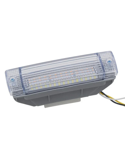 Luces LED de circulación diurna para coche VW Santana, accesorios de parachoques delantero modificados, luces de giro de agua co