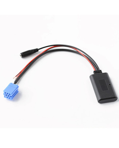 Adaptador de micrófono inalámbrico bluetooth para coche, estéreo AUX IN Music para VW Golf MK4, Audi A3, A4, A6, 8 pines, Skoda 