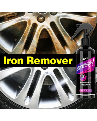 Iron Remover Car Iron Remover Spray for Car Detailing Wheels Metal Cle