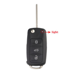 YIQIXIN For VW VOLKSWAGEN Jetta Tiguan Golf Mk6 Caddy Eos Skoda Toledo Bora Sagitar Polo Passat Beetle Flip Remote Key Shell