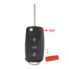 YIQIXIN For VW VOLKSWAGEN Jetta Tiguan Golf Mk6 Caddy Eos Skoda Toledo Bora Sagitar Polo Passat Beetle Flip Remote Key Shell