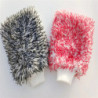 Coral Fleece Car Cleaning Gloves Large Color Plush Fine Fiber Cleaning Towel Car Washing Supplies Bear Paw Accessories Wholesale