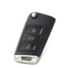 KEYYOU New For VW Golf 4 5 Passat b5 b6 polo Touran For Seat Skoda Modified 3 buttons Modified Folding Car Key