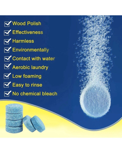 Solid Cleaner Car Windscreen Cleaner Effervescent Tablet Auto Wiper Gl