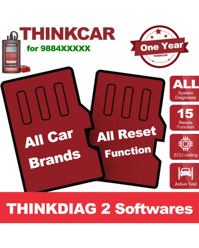 Update THINKCAR Thinkdiag/THINKDIAG 2 All softwares Renewal 1 Year Fre