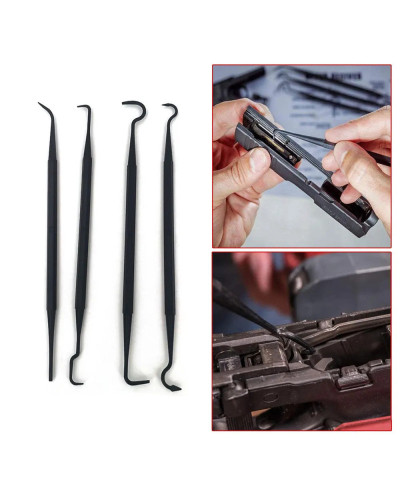 4pcs Multipurpose Car Detailing Cleaning Tool Nylon Picks Pick Double-