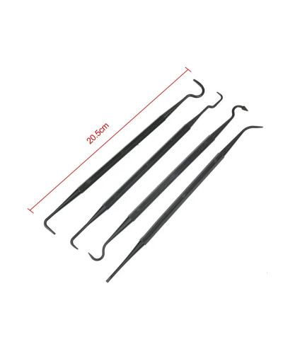 4pcs Multipurpose Car Detailing Cleaning Tool Nylon Picks Pick Double-