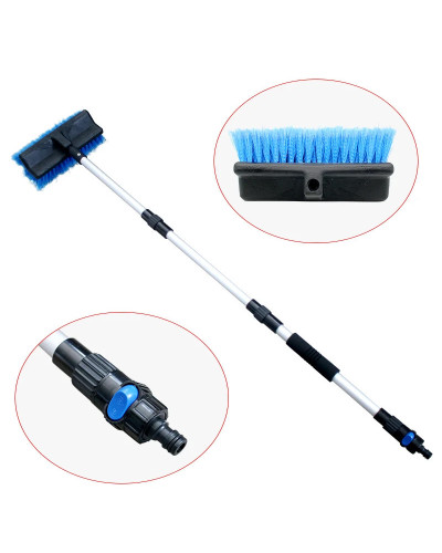 Car Wash Brush Head for Detailing Washing Vehicles, Boats, RVs, ATVs, 