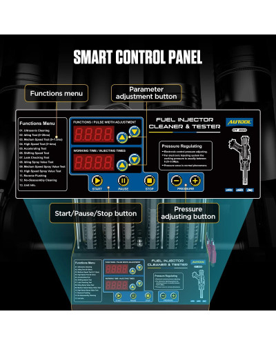 ﻿ AUTOOL CT200 Automotive Fuel Injector Cleaner Tester Gasonline Nozzl