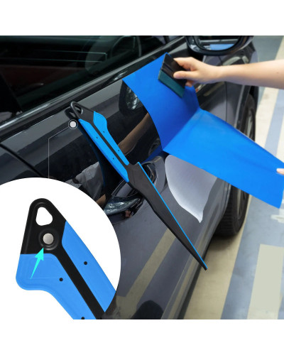 FOSHIO Magnetic Handle Auto Wash Windshield Cleaning Squeegee Car Tint