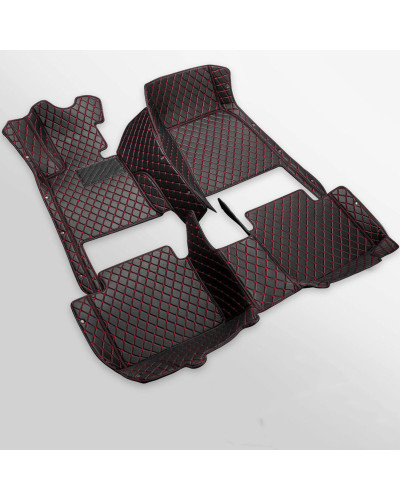 Alfombrillas automotrices personalizadas para coche VW Gol, 2018, 2019, 2020, 2021, 2022, cuero de lujo para hombre y mujer, cob