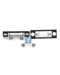 Luz halógena para matrícula de coche, lámpara para VW Passat B5 B6 Caddy Touran Golf Transporter T5 T6 Jetta Skoda Superb, 2 uni