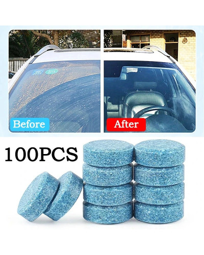 Solid Cleaner Car Windscreen Cleaner Effervescent Tablet Auto Wiper Gl