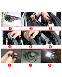 Luces de posición de estacionamiento de coche, lámparas de liquidación para Volkswagen VW Golf 4 5 6 7 MK4 MK5 MK6 MK7 Scirocco 