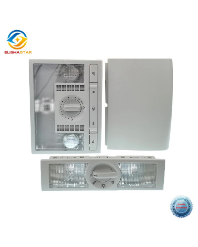 Interruptor de lámpara de luz de lectura de cúpula trasera gris, 6Q0959613A para VW Polo 9N 2002-2010 Fox EU Altea Leon Toledo 6