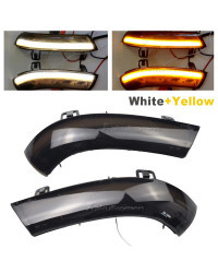 Intermitente LED dinámico para espejo retrovisor, 2 piezas, para VW GOLF 5 GTI V MK5 Jetta Passat B5.5 B6 Sharan Superb EOS