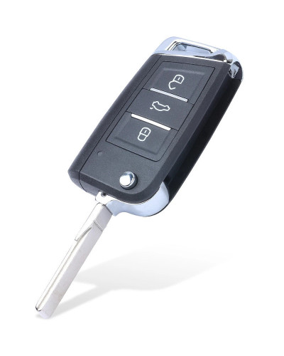 DIYKEY-llave de coche con tapa remota, 5K0837202AD, 434MHz, Chip ID48 para VW, Volkswagen, GOLF, PASSAT, Tiguan, Polo, Jetta, Be