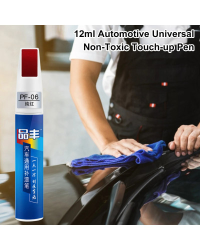 Matte Black NonToxic Touch Up Paint Pen For Cars Universal Car Scratch