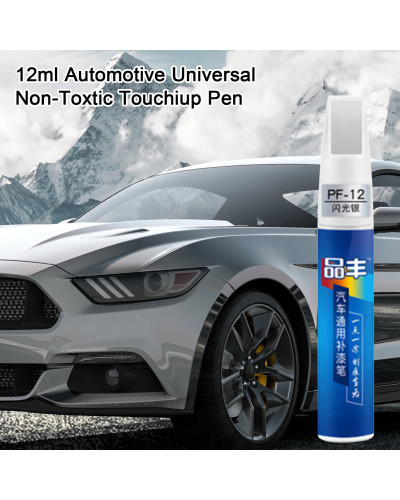 Matte Black NonToxic Touch Up Paint Pen For Cars Universal Car Scratch