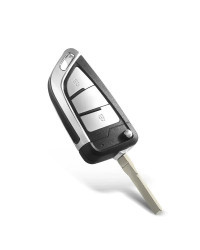 KEYYOU-funda de llave de coche plegable modificada, 1 piezas, botón 2/3, para VW, Volkswagen, Golf, Tiguan, Polo, Passat B5, Jet