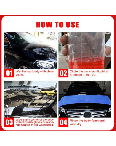 100ml Car Cleaning Foam Liquid Large Capacity High Concentration Super