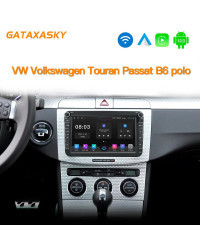 GATAXASKY-REPRODUCTOR multimedia para coche, Radio de 8 pulgadas, 2 din, Android 12, Carplay, para VW, Volkswagen, Passat B7, B6