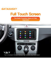 GATAXASKY-REPRODUCTOR multimedia para coche, Radio de 8 pulgadas, 2 din, Android 12, Carplay, para VW, Volkswagen, Passat B7, B6