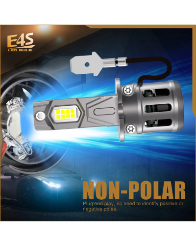 Luz Led antiniebla H3 para coche, Bombilla Canbus de alta potencia, diodo automático, lámpara de conducción para Moto, 12V, 55W,