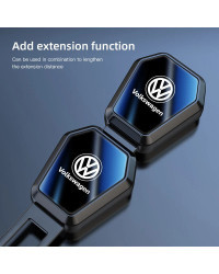 Enchufe de extensión de cinturón de seguridad de coche, accesorios de correa de seguridad para VW GTI Rline Polo Golf Passat Tig