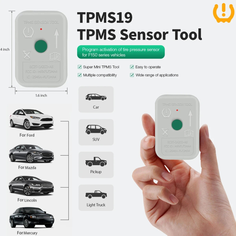 TPMS 19 Tire Pressure Reset Sensor Programming Training Tool For Ford