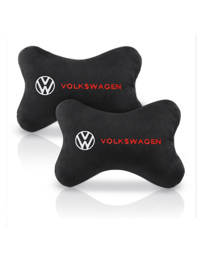 Funda para reposacabezas de coche, almohada de descanso para la cabeza y el cuello, estilo para VW, Volkswagen, Golf, Polo, Pass