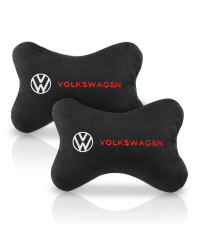 Funda para reposacabezas de coche, almohada de descanso para la cabeza y el cuello, estilo para VW, Volkswagen, Golf, Polo, Pass