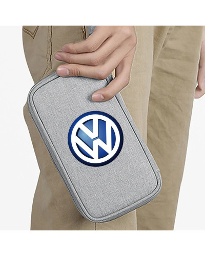 Para Volkswagen VW Golf Passat B6 Polo Rline Jetta Tiguan CADDY MTM bolsa de almacenamiento portátil para coche dispositivos USB