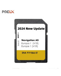 Tarjeta SD de navegación como V19 para VW Sharan desde 2015 Discover Media GPS 2024 mapas Europa Navi Tiguan Transporter Car, 32