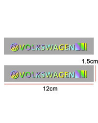 Pegatina reflectante para limpiaparabrisas de ventana de coche, calcomanía decorativa para Volkswagen, VW, Caddy, Jetta, Golf 5,