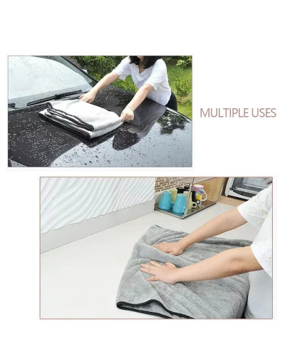 100x40 60x40cm Microfiber Car Wash Towel Fast Drying Auto Cleaning Sof