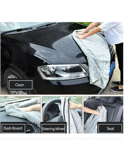 100x40 60x40cm Microfiber Car Wash Towel Fast Drying Auto Cleaning Sof