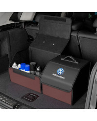 Caja de almacenamiento portátil plegable para coche, bolsa organizadora para Volkswagen, VW, Scirocco, Golf, Amarok, T5, Phaeton