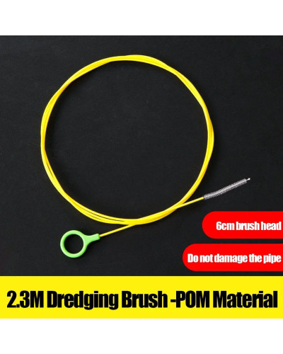 230cm Car Drain Dredge Cleaning Scrub Brush Auto Sunroof Long Hoses De