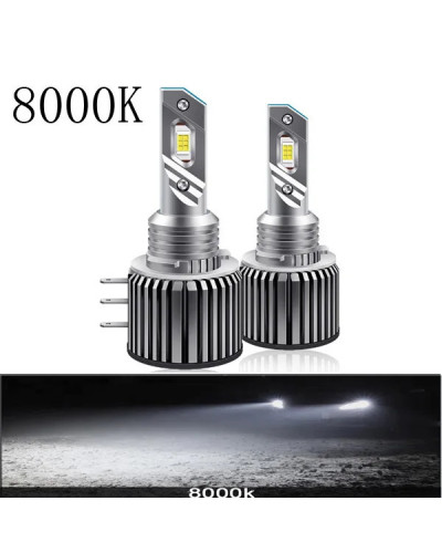 Bombillas Led Turbo H15 para coche, lámparas superbrillantes Canbus de 120W, 30000Lm, 12V, Csp, para Vw, Golf, Audi, Kia, Bmw, 2