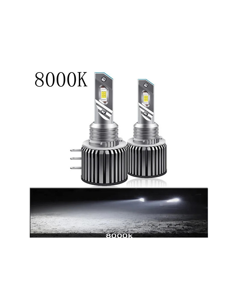 Bombillas Led Turbo H15 para coche, lámparas superbrillantes Canbus de 120W, 30000Lm, 12V, Csp, para Vw, Golf, Audi, Kia, Bmw, 2