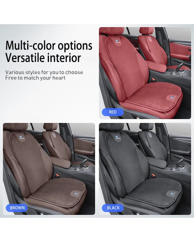 Funda de asiento de coche, almohadilla de respaldo, cojín de felpa, accesorios interiores para VW GTI, Polo, Golf, Passat, Tigua