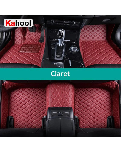 KAHOOL-alfombrillas personalizadas para Coche, accesorio para VW GOLF 6, 7, 8