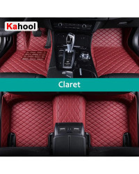 KAHOOL-alfombrillas personalizadas para Coche, accesorio para VW GOLF 6, 7, 8