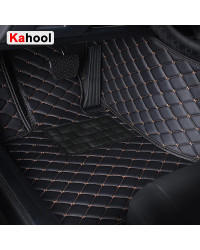 KAHOOL-alfombrillas personalizadas para Coche, accesorio para VW GOLF 6, 7, 8