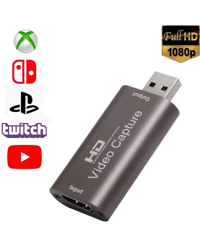 4K HDMI Compatible With USB 3.0/2.0/Supports Most Audio And Video Capt