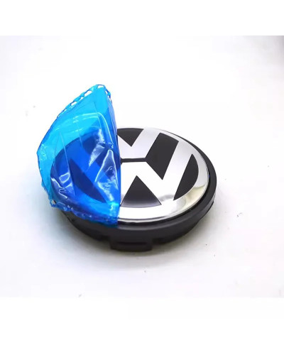 Tapas de cubo de rueda de coche, accesorios de 4 piezas, 55mm, 56mm, 65mm, 70mm, para VW, Volkswagen, Golf, Polo, Passat, Touran