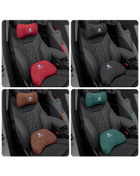 Reposacabezas de asiento de coche, soporte Lumbar, almohada para el cuello, almohadilla protectora para VW R Line GTI Atlas Jett