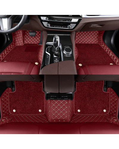 Alfombrillas de coche personalizadas, accesorios interiores para Volkswagen Vw Passat B5 2003-2007 B6 B7 B8 Passat C42 2019-2023